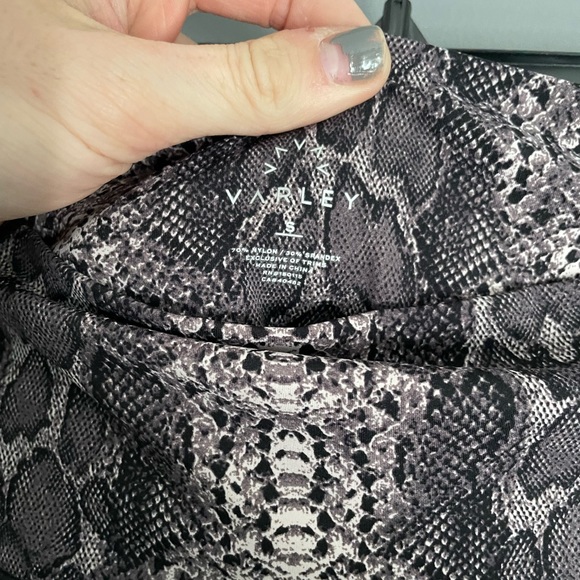Varley Snakeskin Printed Leggings Womens Size Small NWT - Picture 6 of 7